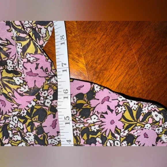 Lost + Wander Lovestoned Maxi Dress Women's Floral Tiered Lined Dress Size Small - Picture 6 of 14